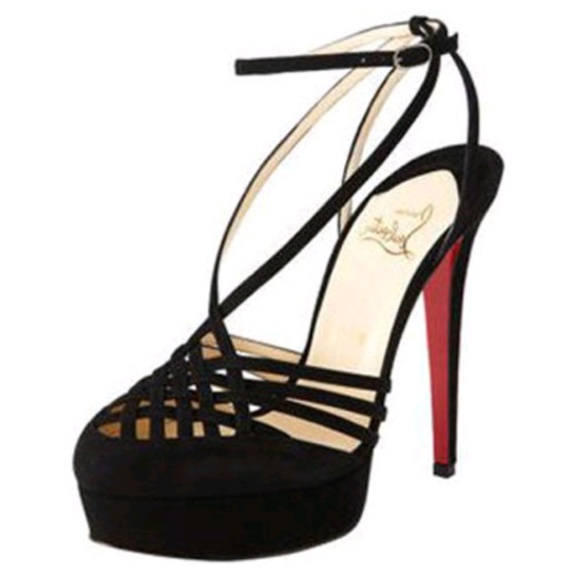 Christian Louboutin Shoes - Strappy Christian Louboutin Sandals black